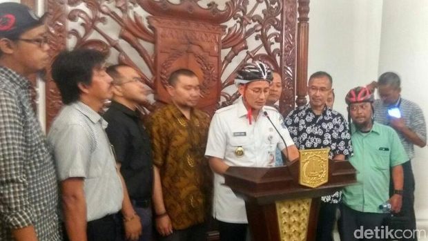 Temui Komunitas Sepeda, Sandi Diminta Buat Hari Bersepeda Tiap Jumat