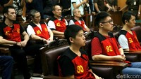Ketua majelis hakim, Haruno Patriadi mengatakan Jaksa Penuntut Umum (JPU) belum selesai menyusun tuntutan terhadap 8 terdakwa kasus penyeludupan 1 ton sabu ke pantai Anyer, Serang, Banten.