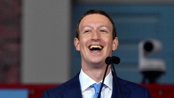 Mark Zuckerberg berada di urutan 5 dalam daftar dengan total kekayaan USD 71 miliar. (Foto: Forbes)