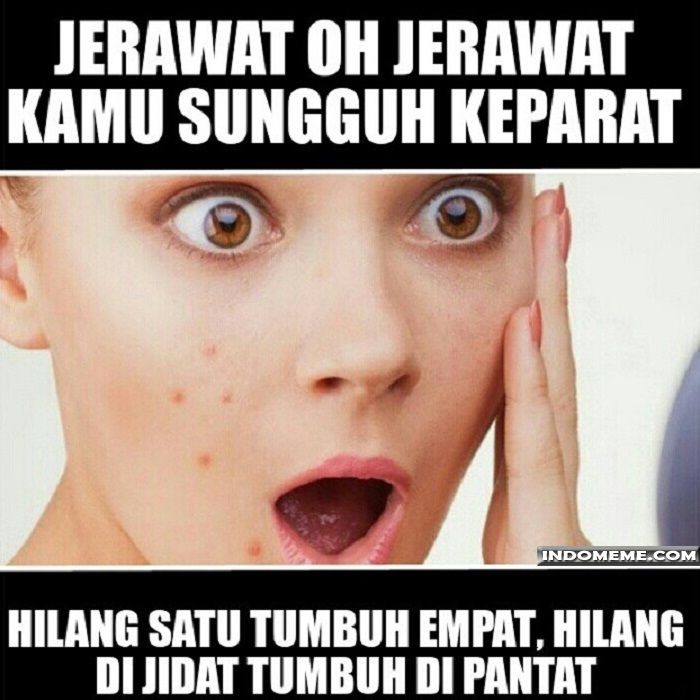 10 Meme Lucu Tentang Jerawat Membandel Yang Bisa Bikin Ketawa