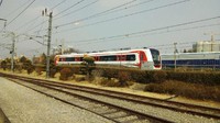 Ini adalah penampakan kereta LRT Jakarta yang diproduksi di Korea Selatan. Istimewa/Jakpro.