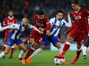 Berimbang Lawan Porto, Liverpool Melangkah ke Perempatfinal