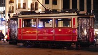 Tram ini melayani rute Tunel-Taksim (Kurnia/detikTravel)