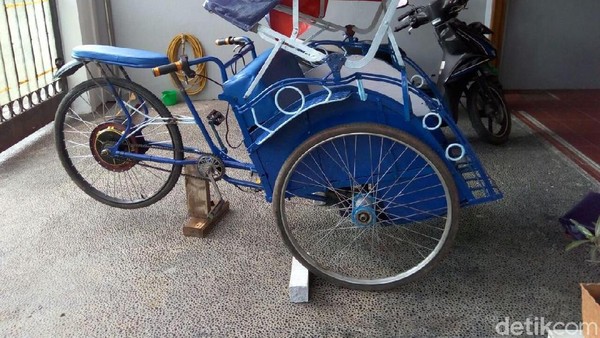 Foto: Becak Listrik Rp 20 Juta-an yang Disumbang PAN ke DKI