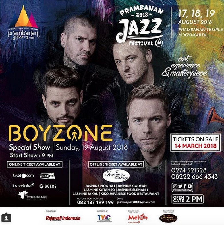 Bersama Boyzone, Prambanan Bakal Alunkan Lagi Jazz Tahun Ini Bersama Boyzone, Prambanan Bakal Alunkan Lagi Jazz Tahun Ini