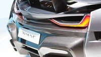 Untuk membantu mobil bisa berjalan sendiri ada 8 kamera, 6 radar, dan 12 sensor ultrasonik untuk membaca jalan. Rimac. rencananya hanya membuat 150 unit mobil. Foto: Geneva Motor Show