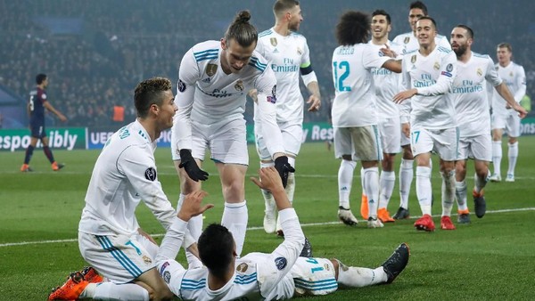 Foto: Madrid Depak PSG dari Liga Champions