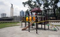 Lapangan Banteng yang makin nyaman dan dilengkapi berbagai fasilitas (Agung Pambudhy/detikcom)