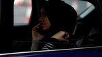 Wajah Bahagia Perempuan Saudi Saat Latihan Menyetir Mobil