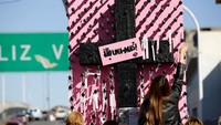 Ciudad Juarez yang terletak di perbatasan Meksiko dan Amerika Serikat, banyak dilanda kasus pembunuhan dan kekerasan terhadap wanita. Kebanyakan kasus diduga terkait geng atau kartel narkoba yang beroperasi di perbatasan. Foto: REUTERS/Jose Luis Gonzalez