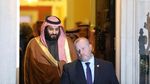 Momen Putra Mahkota Saudi Bertemu dan Salaman dengan PM Inggris