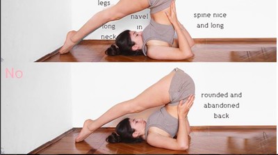 Komparasi Pose Yoga yang Benar dan Kesalahan Para Pemula