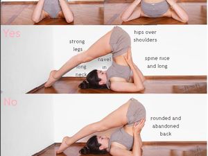 Komparasi Pose Yoga yang Benar dan Kesalahan Para Pemula