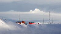 Tim mendarat di Halley, untuk menjemput Roberts dengan suhu -30 Celcius. Transfusi darah pertama di Antartika berhasil dilakukan dan Roberts diterbangkan ke Chile (Air Pano)