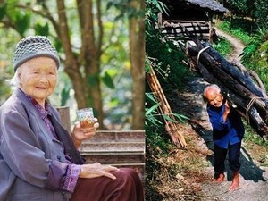 Tips Hidup Sehat dari Nenek 100 Tahun yang Masih Kuat Bawa Kayu 30 Kg