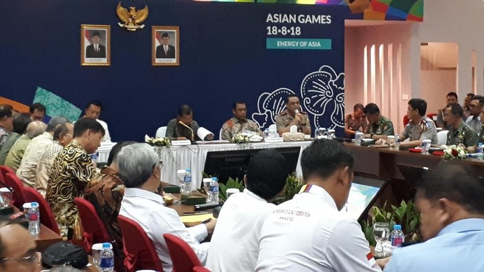 JK Bahas Prestasi Asian Games Bersama CdM dan Cabor