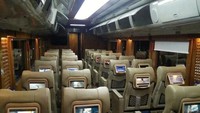 Gerbong tersebut digandengkan dengan kereta api Argo Parahyangan reguler. Pool/PT KAI.