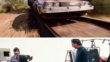 Film Back to the Future, Part III. Dengan pengambilan angle yang tepat maka akan terlihat seperti sungguhan. (Foto: Brightside)