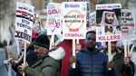 Foto: Demo Yaman Warnai Kunjungan Putra Mahkota Saudi di Inggris