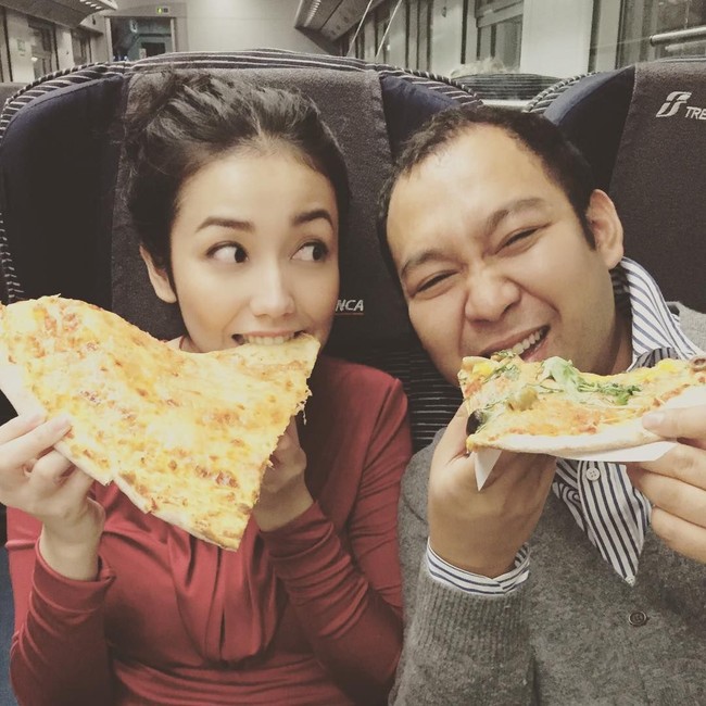 Velove Vexia sempat digosipkan berpacaran dengan putra semata wayang Prabowo Subianto, Didit Hediprasetyo. Padahal, mereka hanya bersahabat.(Foto: Instagram/@vaelovexia)