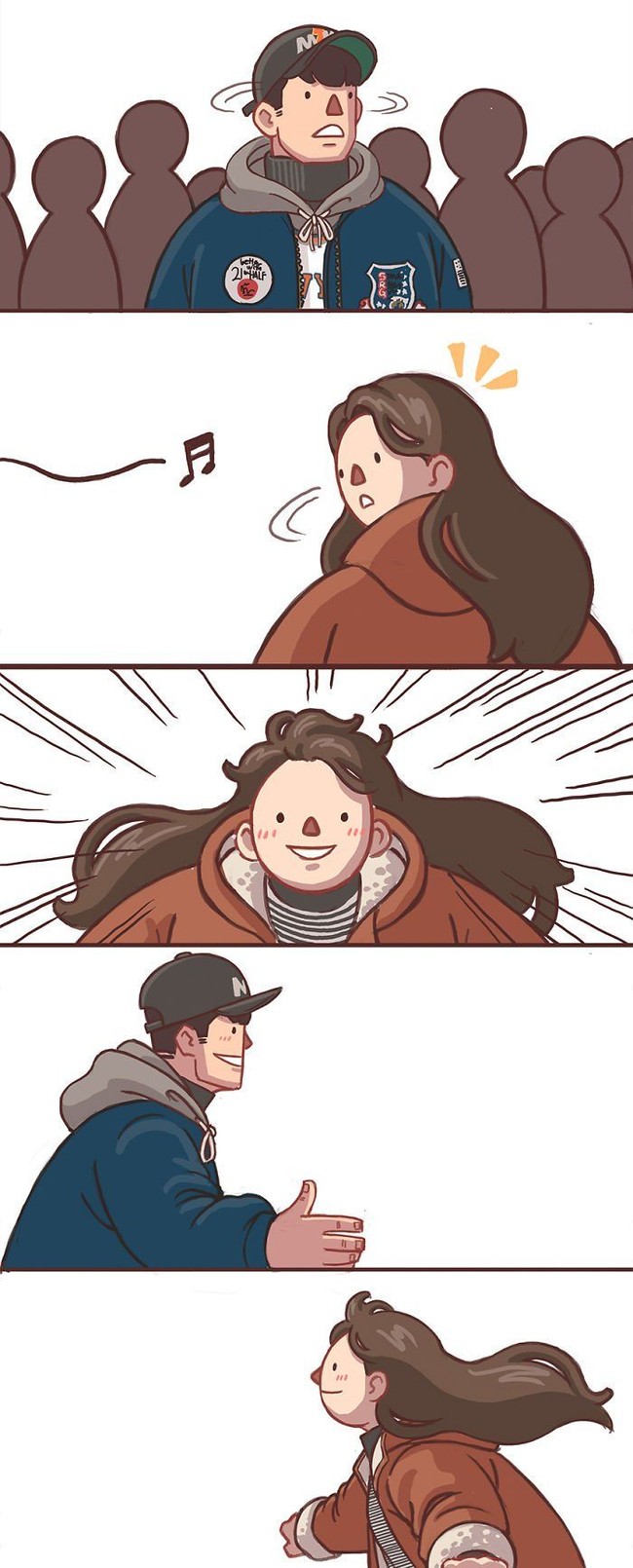 Pasangan yang jatuh cinta selalu ingin bertemu karena merindu. Foto: Dok. Instagram gyung_studio