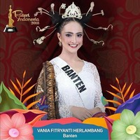 Finalis kelima yang menjadi top 6 Puteri Indonesia 2018 adalah Vania Fitryanti, wanita 21 tahun asal Banten. Foto: Dok. Instagram