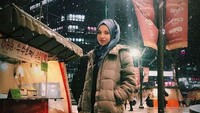 Merasakan salju di Korea Selatan (kubra.dagli/Instagram)