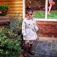 Ini salah satu gaya fashion Aaisyah, sudah cocok jadi fashionista nih? Foto: Instagram