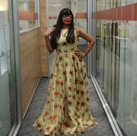 Deepmala Tiwary adalah korban siraman air keras lainnya yang ikut ambil bagian dalam fashion show inspiratif ini. “Apa yang orang lain pikirkan tentang kami tidak penting, yang terpenting hanyalah bagaimana kami melihat diri kami,” kata Tiwary. Foto: Dok. AFP, Reuters