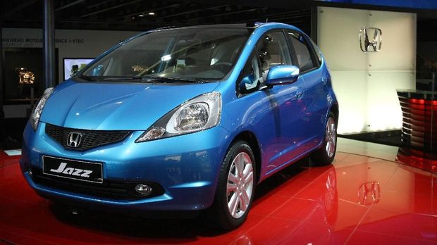 The Honda Jazz is presented on October 3, 2008 at the 2008 Motor show. The Paris motor show opened on October 2 for the press and industry reps. From Saturday October 4 until October 19 it will be open to the public. AFP PHOTO JOEL SAGET / AFP PHOTO / JOEL SAGET