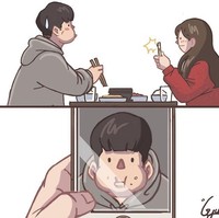 Jatuh cinta bisa membuat kita menerima pasangan apa adanya. Kita pun akan merasa nyaman menjadi diri sendiri. Foto: Dok. Instagram gyung_studio