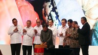 Mengusung tema Pemerataan Ekonomi Sektor Pertanian, Peternakan dan Perikanan Melalui Kebijakan dan Kemitraan dalam upaya memperluas skala kemitraan untuk mencapai ketahanan pangan nasional. Foto: dok. Wapres JK