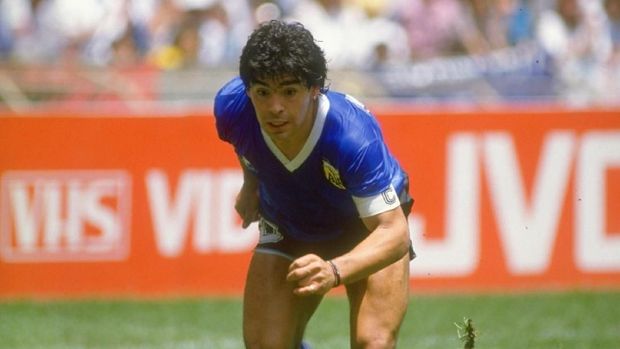 Legenda Argentina, Diego Maradona, kala aktif sebagai pesepakbola