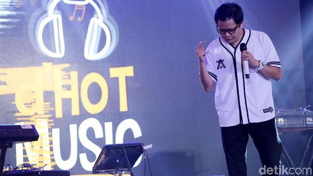 Armand Maulana saat ditemui di d'HOT Music Day 2018.