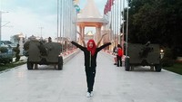 Selama di negara kelahirannya, ia juga sering traveling, misalnya saja saat di Konya ini (kubra.dagli/Instagram)