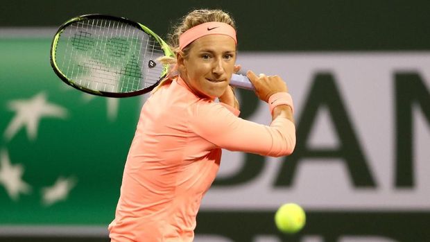 Victoria Azarenka mengalahkan Heather Watson di laga comebacknya.