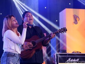 Luapan Energi Novita Dewi di dHOT Music Day 2018