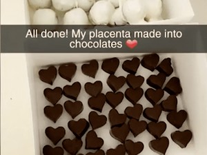 Cerita Ibu Membuat Cokelat dari Plasenta Bayinya