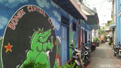 Foto: Keren, Kampung Warna-warni di Tengah Kota Surabaya