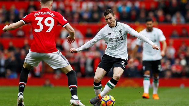 Andrew Robertson perlu konsentrasi penuh untuk meladeni Kylian Mbappe.