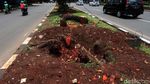 Akhir Pekan, Pemindahan Pohon Sudirman-Thamrin di Siang Hari