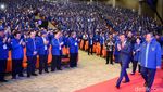 Sambutan Meriah Kader Demokrat untuk Jokowi