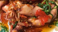 @melanmusrifah mengunggah cumi asin balado kemangi buatannya. Terlihat sangat enak dan bikin nambah! Foto: Instagram @melanmusrifa.