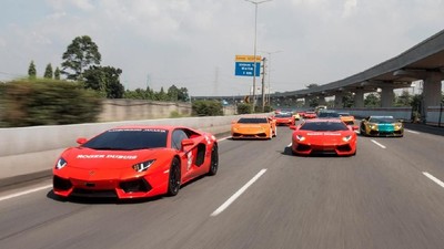 Turing Komunitas Lamborghini dengan Insiden Tabrakan di Tol Cipali
