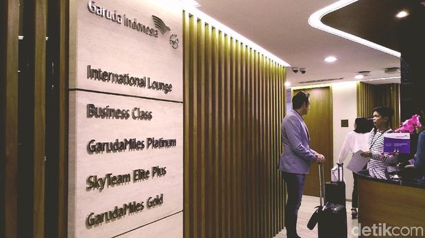 Executive Lounge Garuda Indonesia (Randy/detikTravel)