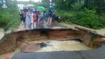 Penampakan Banjir yang Rendam Ratusan Rumah di Bangka Belitung
