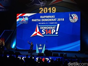 Jelang Orasi Kebangsaan, PD Putar Video AHY Pemimpin Muda Visioner