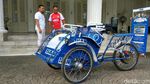 Becak Listrik Putra Amien Rais yang Mangkal di Kafe Balai Kota DKI