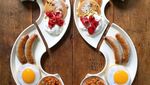 Ditata Simetris, Menu Sarapan Ini Terlihat Cantik dan Artistik