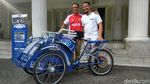 Becak Listrik Sumbangan Putra Amien Rais yang Akan Dipajang Anies